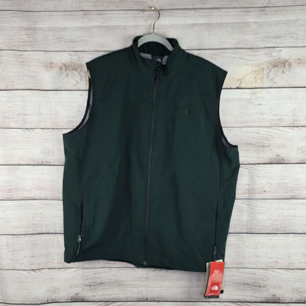 Men's The North Face Full Zip Polartec Waterproof Softshell Vest NWT XXLarge